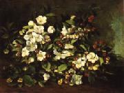 Gustave Courbet Apple Tree Branch in Flower Germany oil painting reproduction